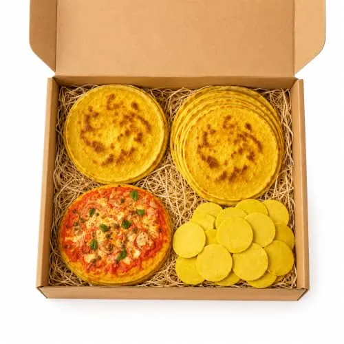 Keto 01 Carb Box Piadina Pizza box 4 pezzi senza glutine