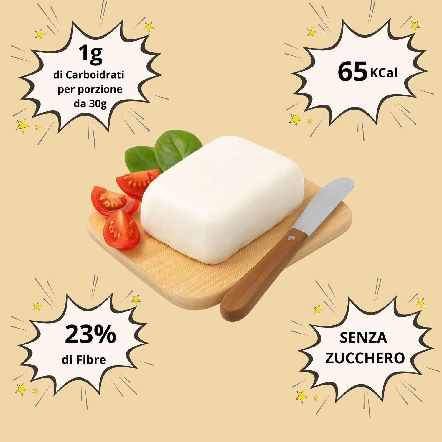 Keto 01 Carb Straketo stracchino vegetale 220 g B12