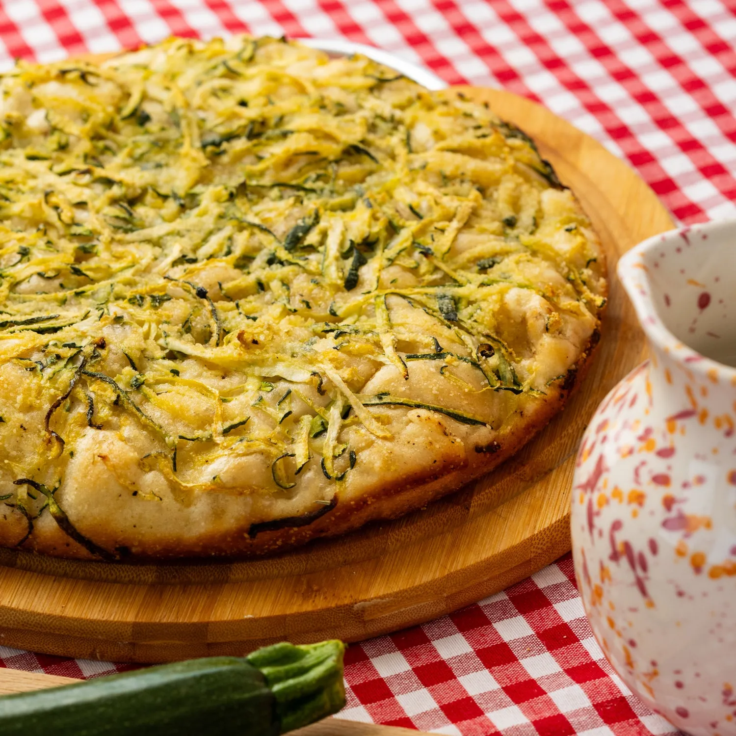 San Nicò Bianca con Zucchine focaccia barese lunga lievitazione