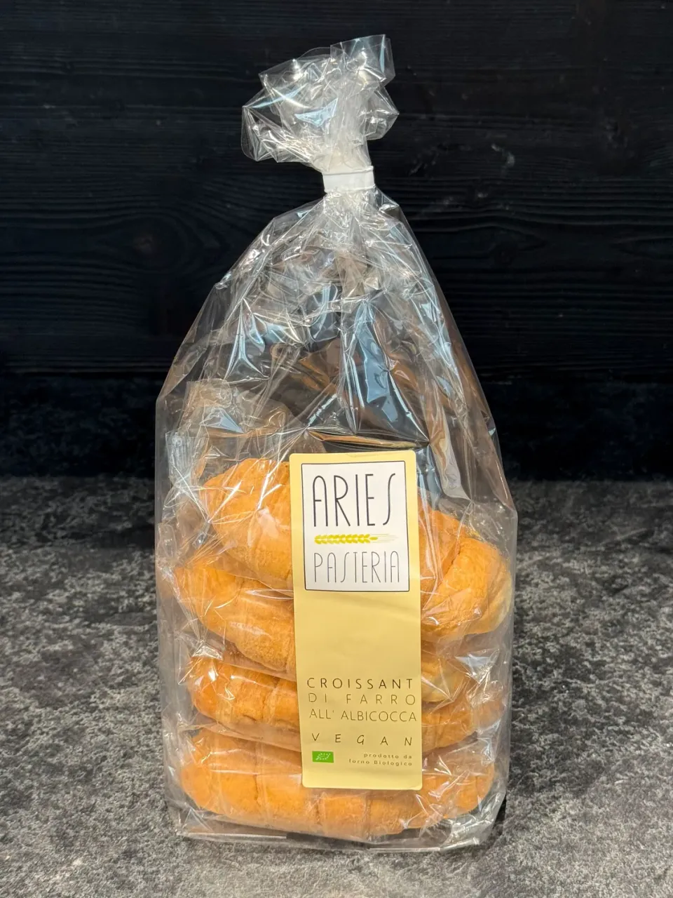 Aries pasteria Croissant farro albicocca vegan 200g