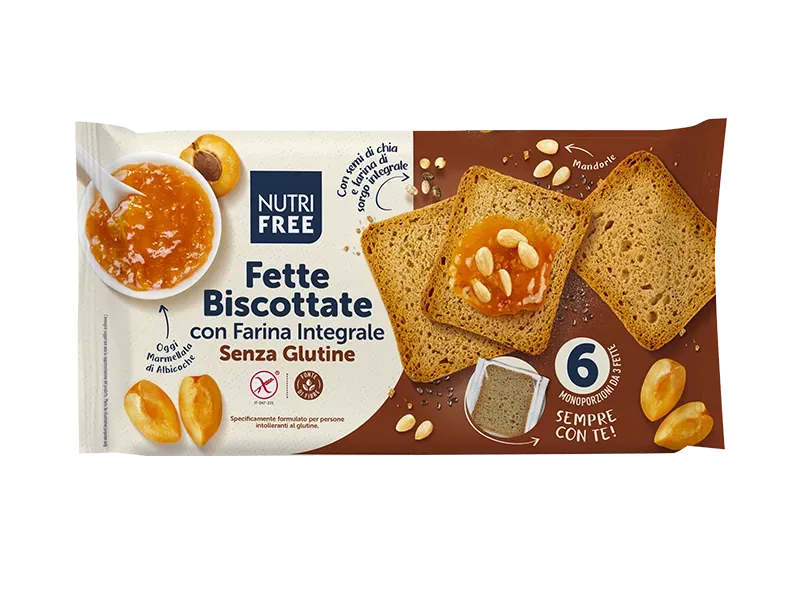 Nutrisi Fette Biscottate Integrali fette 6 porzioni