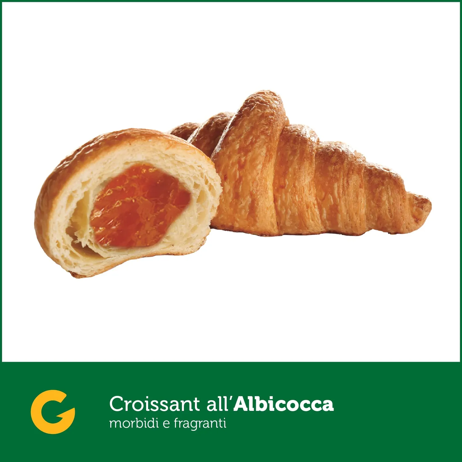 Giusto Croissant albicocca senza glutine 4x80 g