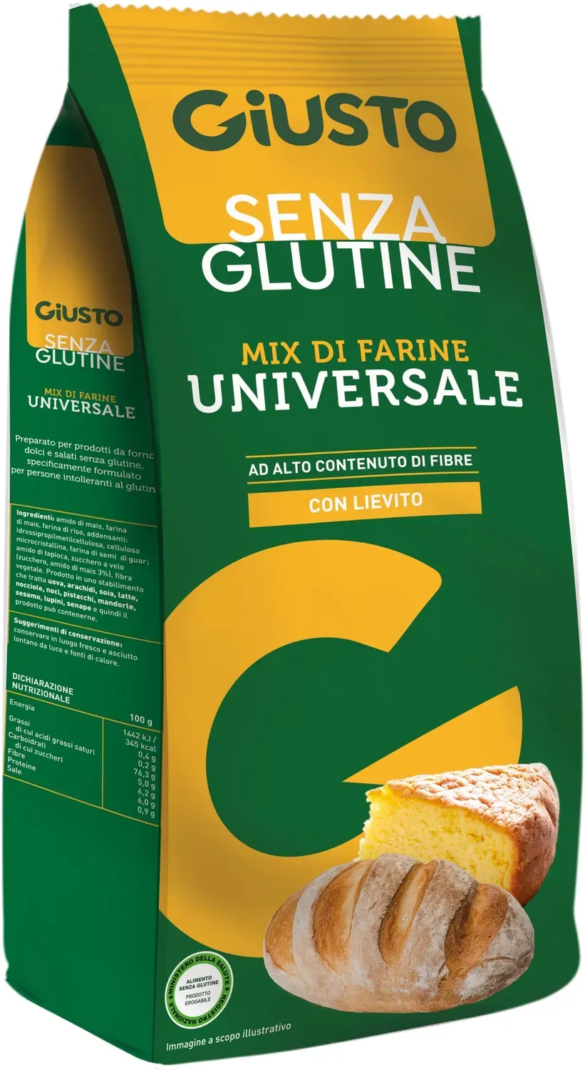 Giusto Mix Universale preparato senza glutine 500 g