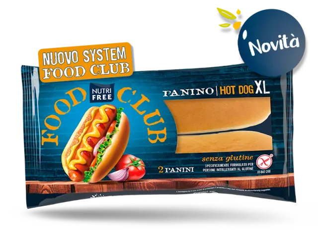 Nutrifree Panino Hot Dog XL pane senza glutine 2 pezzi