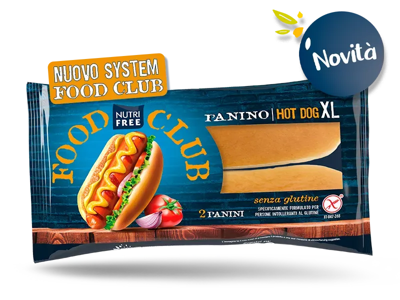 Nutrifree Panino Hot Dog XL pane senza glutine 2 pezzi