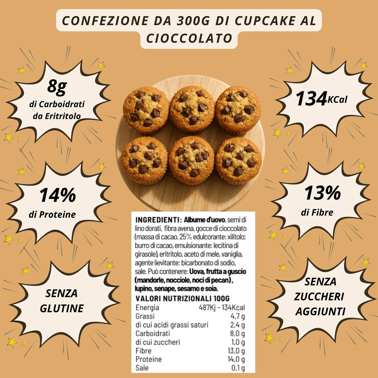 Keto 01 Carb Box Degustazione Dolci box 5 pezzi senza glutine