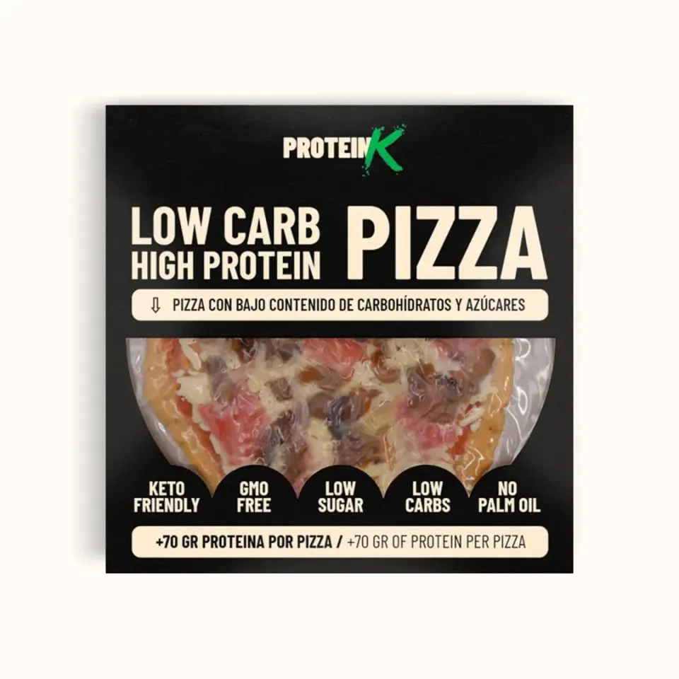 Protein K pizza prosciutto e funghi proteica 26 cm