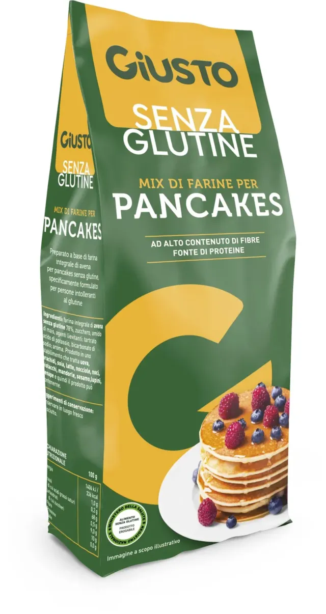 Giusto Preparato Pancake Senza Glutine 400g avena