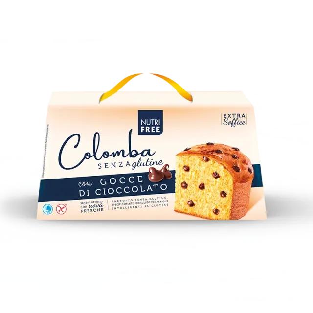 Nutrisi Colomba gocce di cioccolato senza glutine
