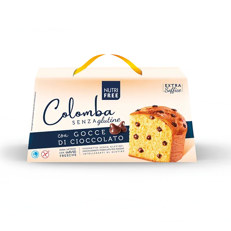 Nutrisi Colomba gocce di cioccolato senza glutine