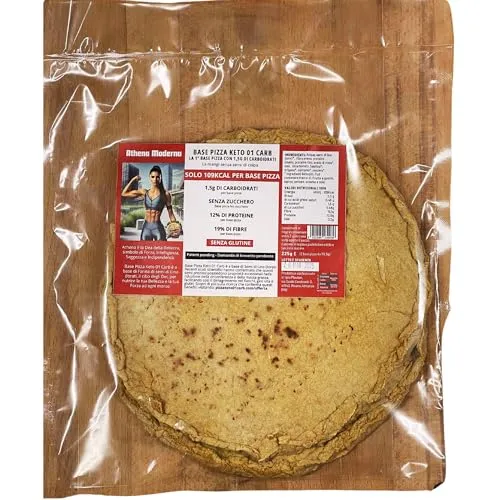 Keto 01 Carb base pizza 2x112,5g 1,5g carboidrati senza glutine