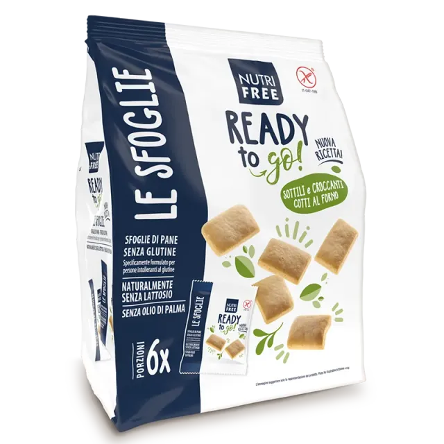 Nutrisi Le Sfoglie chips di pane senza glutine 6 pezzi