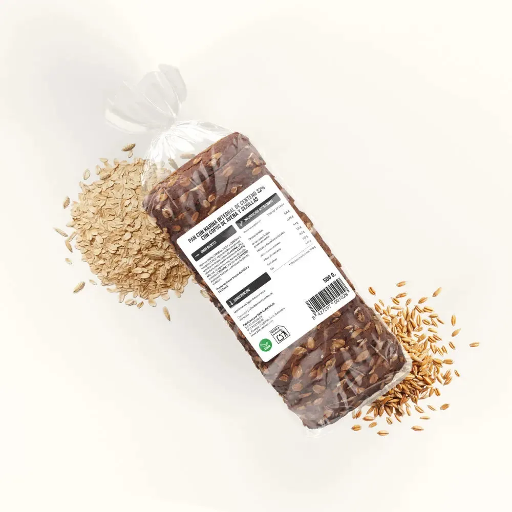 Protein K Pane Integrale avena e semi 500g ricco fibre