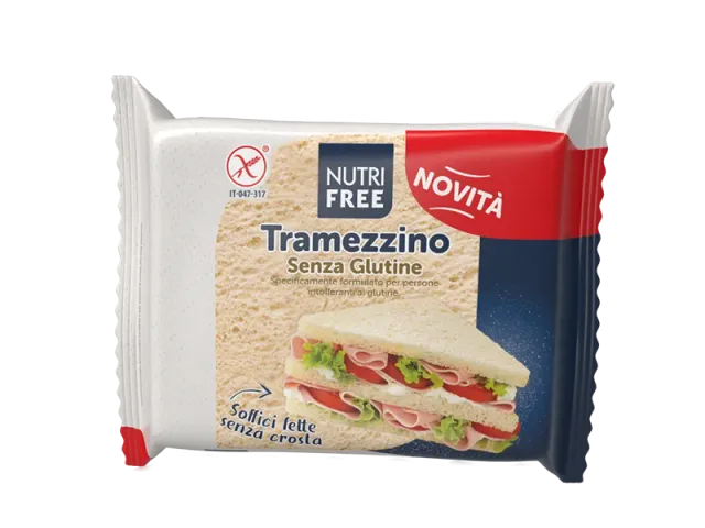 Nutrisi Tramezzino pane senza crosta senza glutine