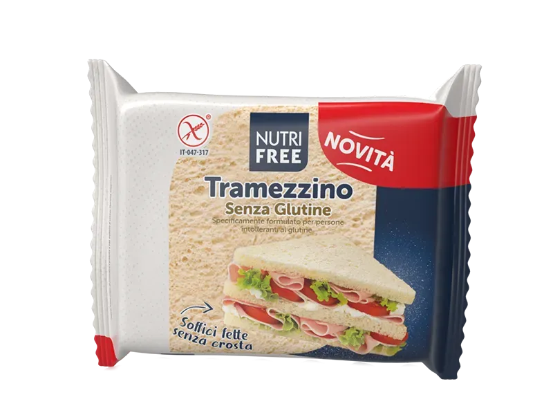 Nutrisi Tramezzino pane senza crosta senza glutine