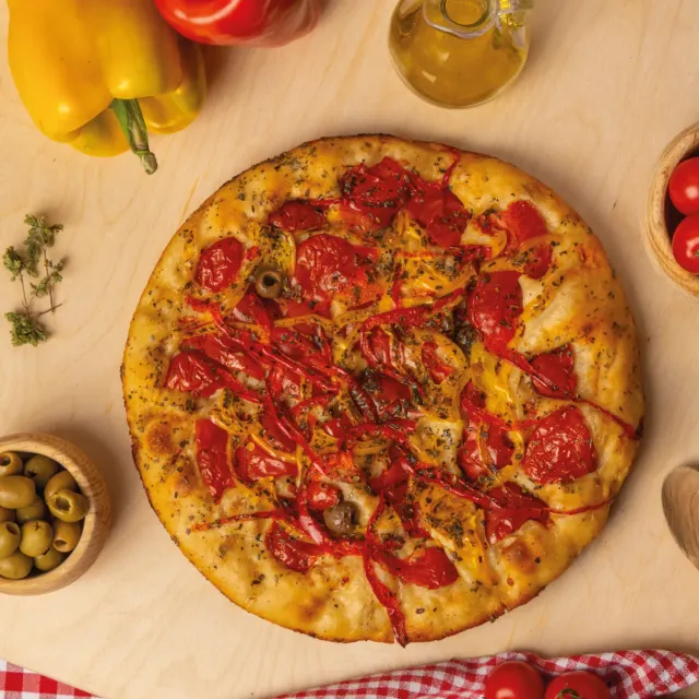 SanNicò Focaccia ai Peperoni barese tradizionale
