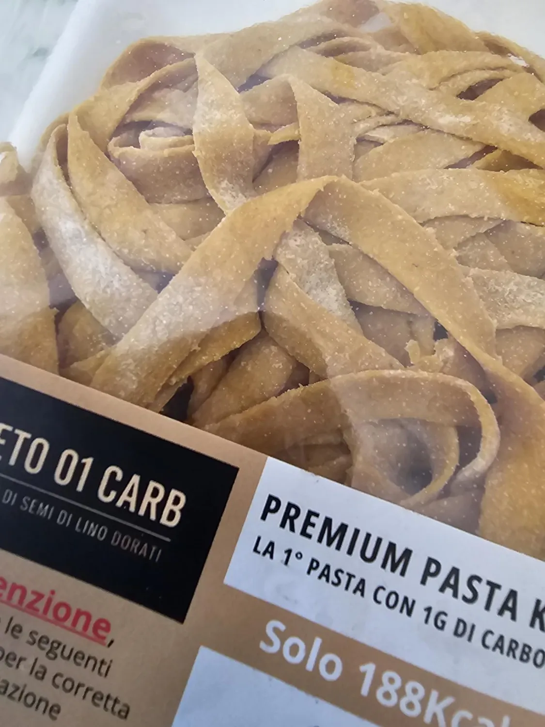 Keto 01 Carb tagliatelle 250g 1g carboidrati senza glutine
