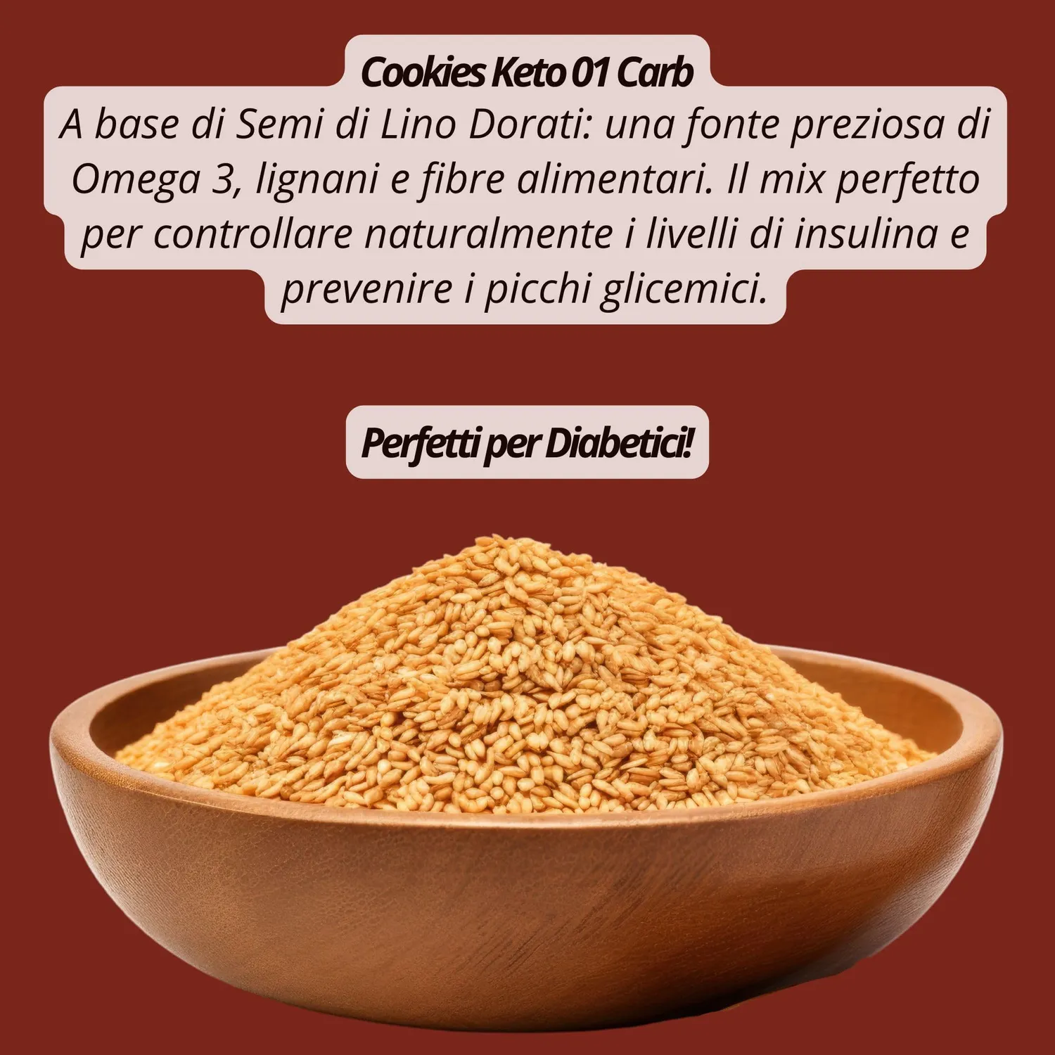 Keto 01 Carb Cookies Cacao 220g senza zucchero