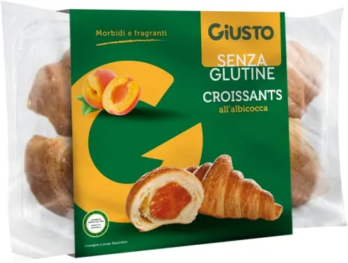 Giusto Croissant albicocca senza glutine 4x80 g