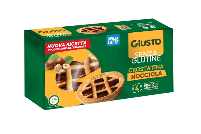 Giusto Crostatine cacao nocciola senza glutine 4x45 g