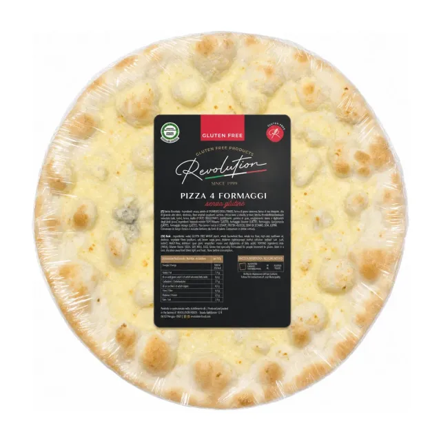 Revolution Food Pizza Quattro Formaggi senza glutine 330g