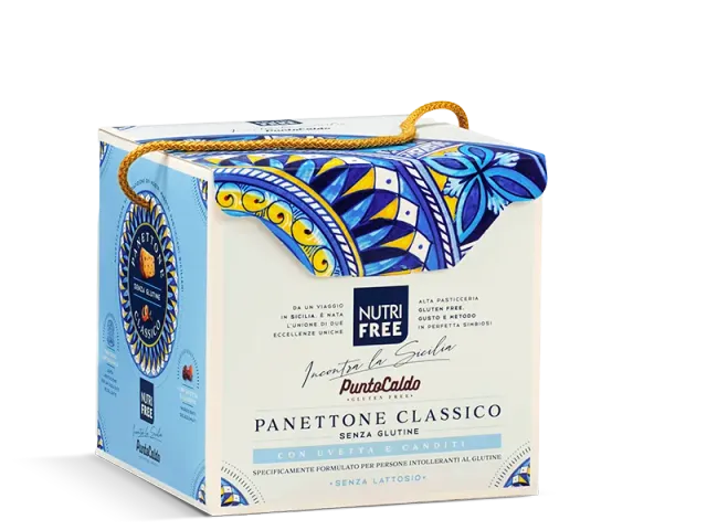 Nutrisi Panettone Classico Senza Glutine Uvetta Canditi