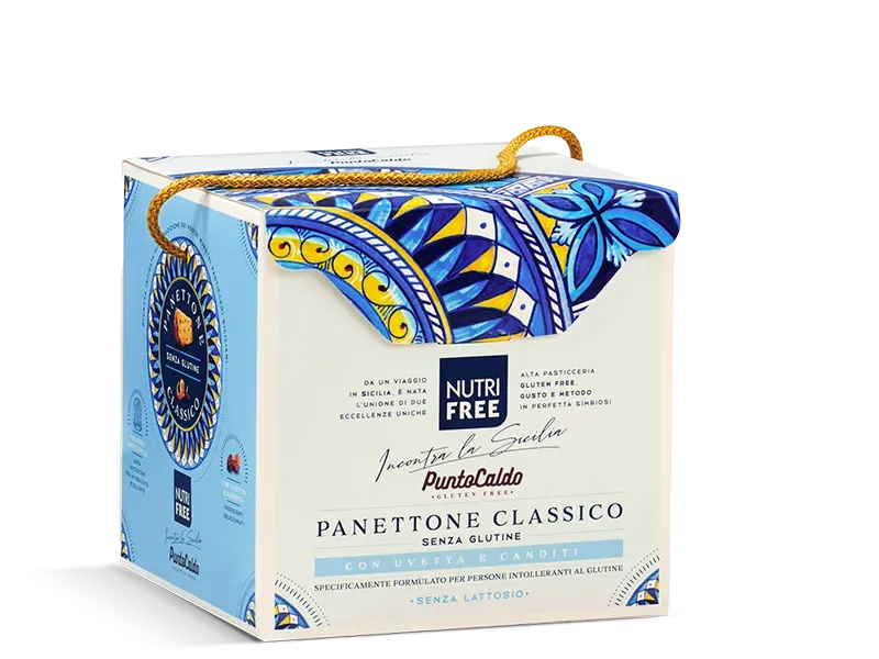 Nutrisi Panettone Classico Senza Glutine Uvetta Canditi
