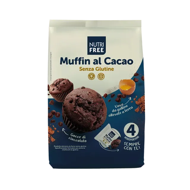 Nutrisi Muffin Cacao muffin senza glutine monoporzione