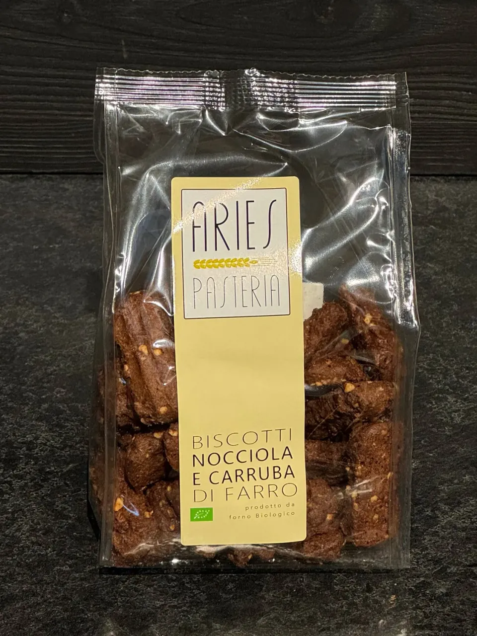 Aries Biscotti farro nocciola carruba bio 250 g