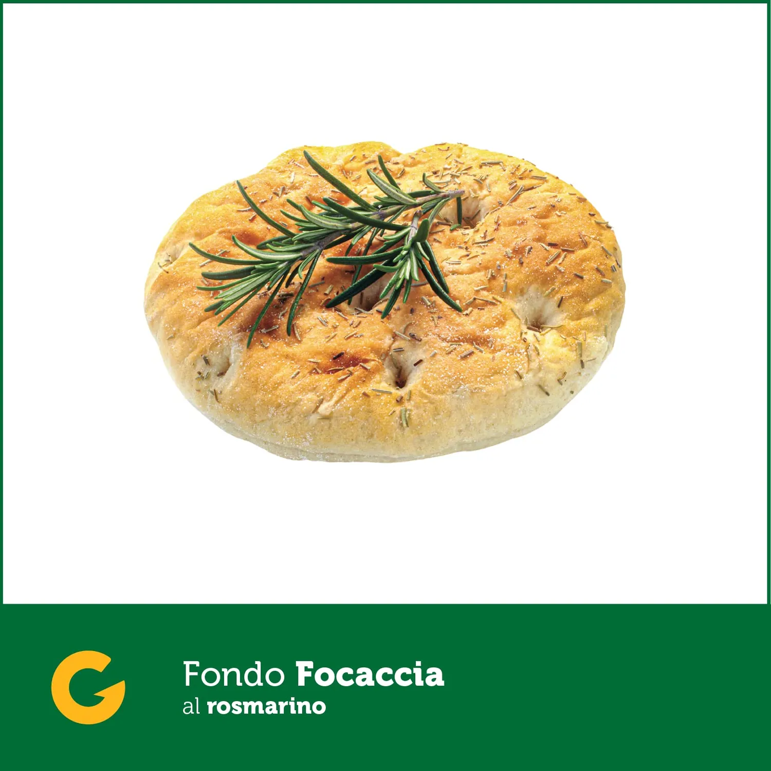 Giusto Base Focaccia al Rosmarino senza glutine 2x140 g