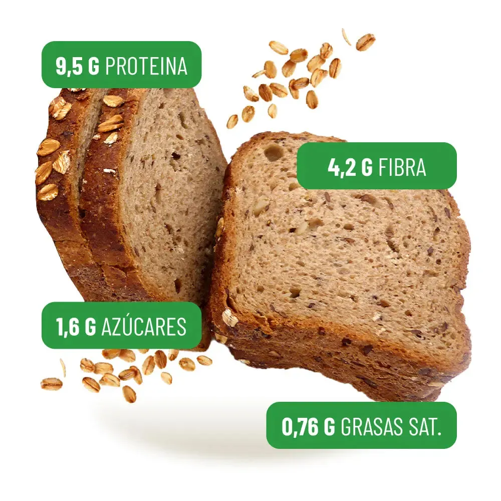 Protein K Pane Avena e semi 500g naturale ricco fibre