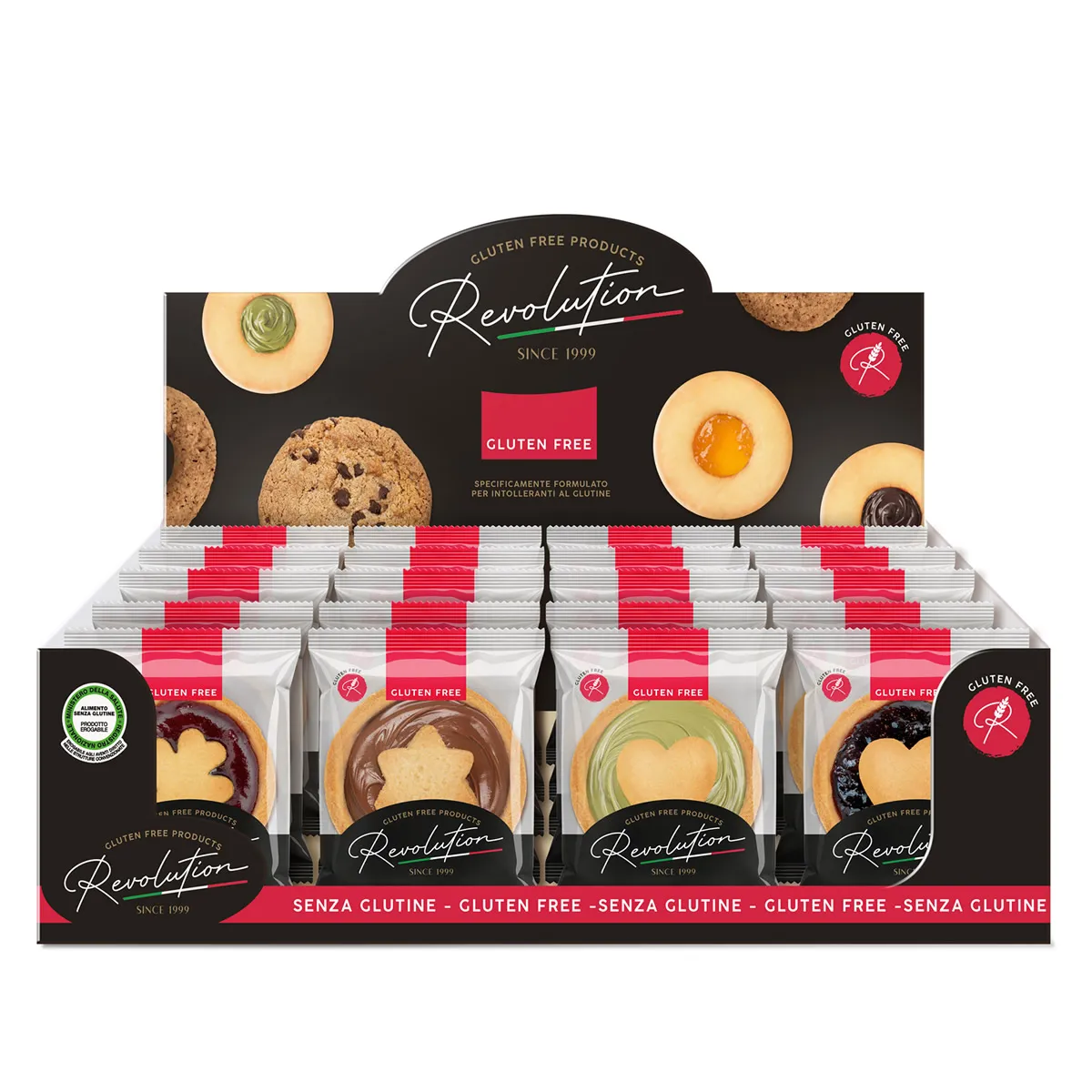 Revolution Food Crostatina Fragola crostatina senza glutine 60g