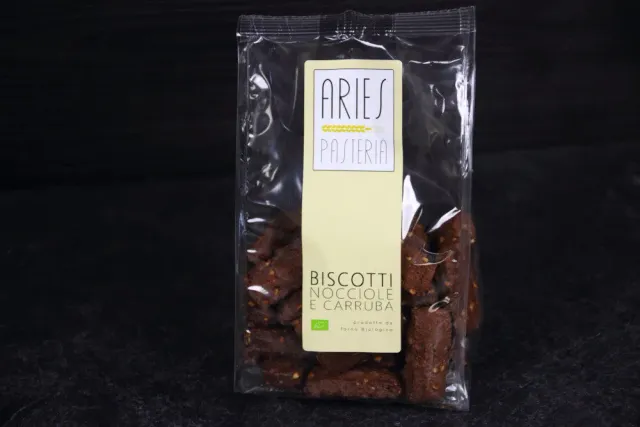 Aries Pasteria Biscotti con Nocciola e Carruba 250 g Bio