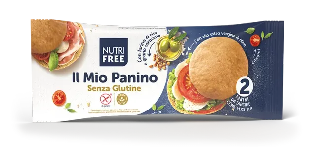 Nutrisi Il Mio Panino pane 2 monoporzioni senza lattosio