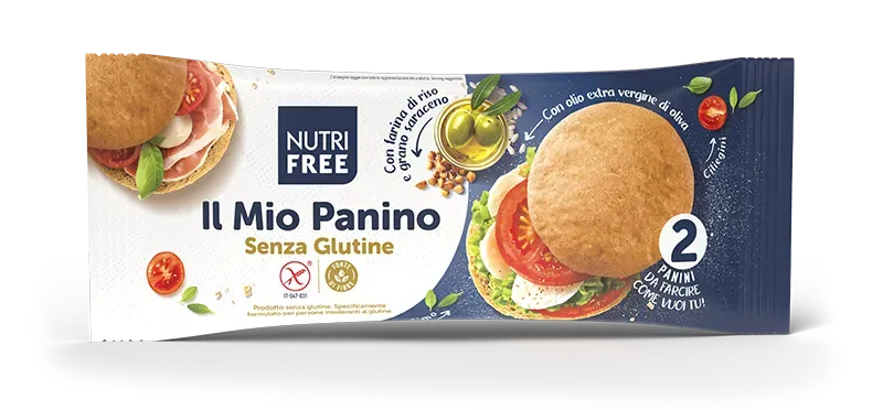 Nutrisi Il Mio Panino pane 2 monoporzioni senza lattosio