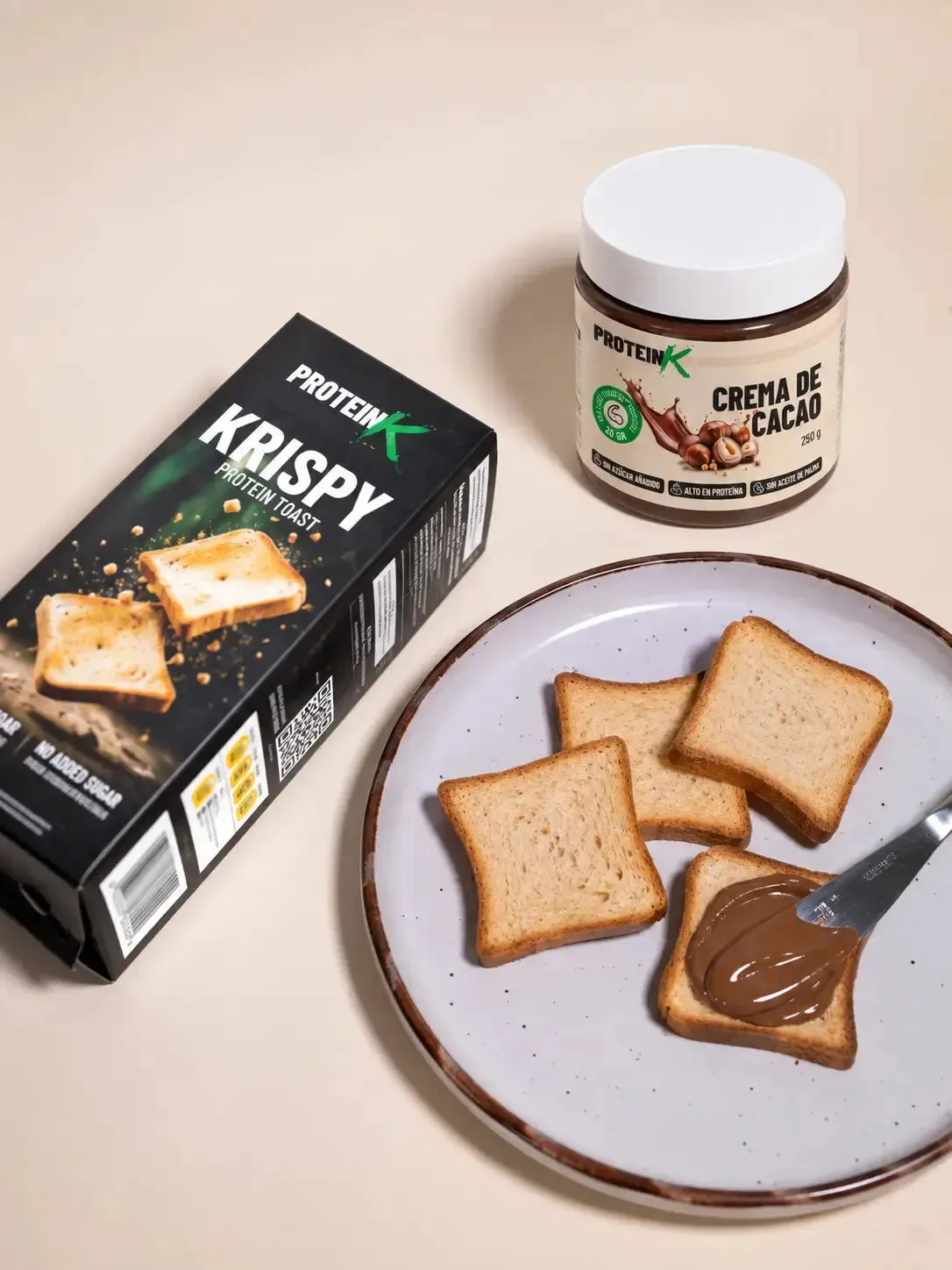 Protein K Pack Snack & Dip proteico creme e toast
