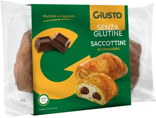 Giusto Saccottini Cioccolato Sfoglia 4x80 g senza glutine