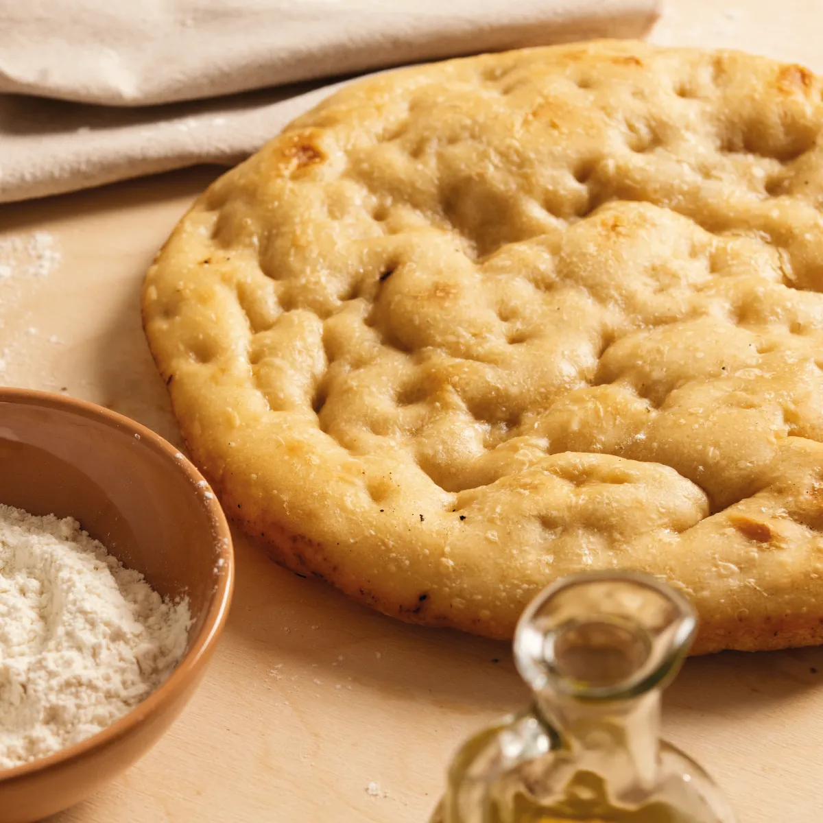 San Nicò Bianca Classica focaccia barese olio evo