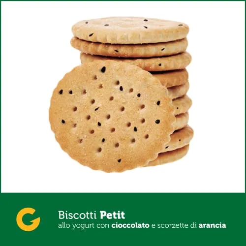 Giusto Petit Biscotti Secchi 2x62,5 g senza olio palma