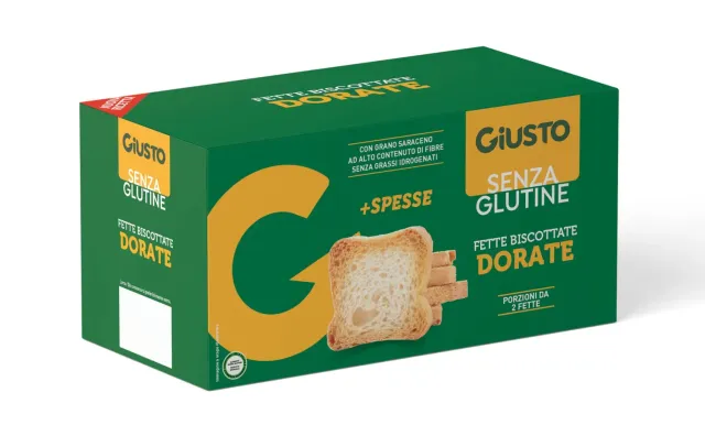 Giusto Fette Biscottate senza glutine 150 g 24 fette