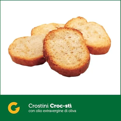 Giusto Croc Stì con olio EVO snack senza glutine 100 g