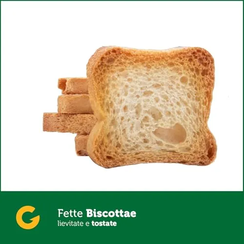 Giusto Fette Biscottate senza glutine 150 g 24 fette