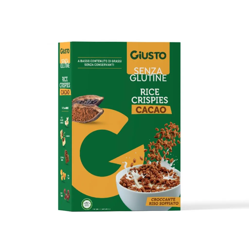 Giusto rice crispies miele cereali riso senza glutine