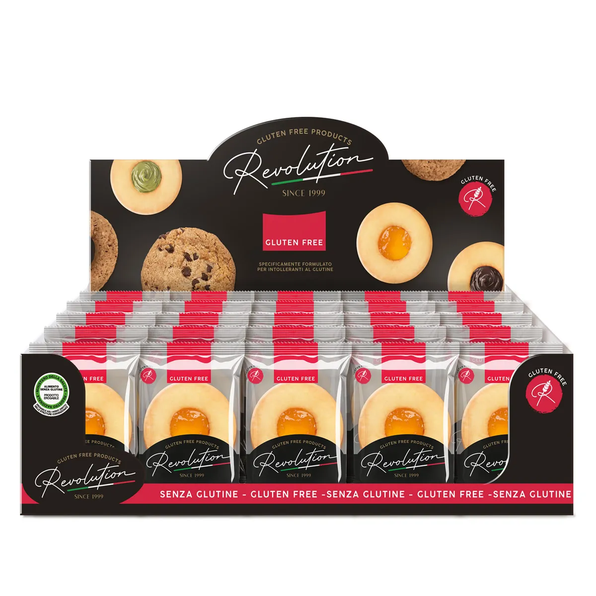 Revolution Food Occhio di Bue Albicocca senza glutine 28g
