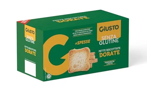 Giusto Fette Biscottate senza glutine 150 g 24 fette