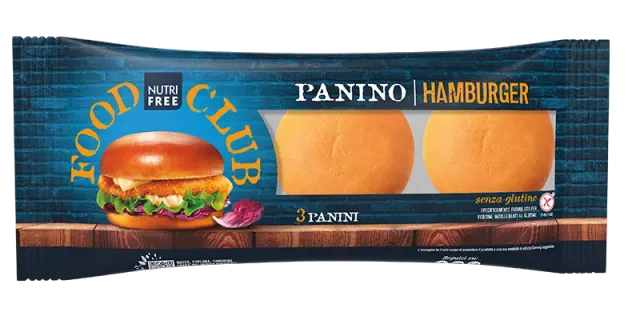 Nutrisi Panino Hamburger 110gr 3 panini senza glutine
