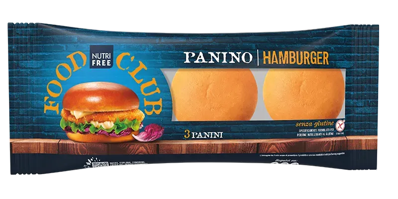 Nutrisi Panino Hamburger 110gr 3 panini senza glutine