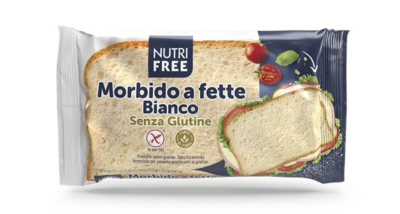 Nutrisi Morbido a fette Bianco pane 65 g senza lattosio