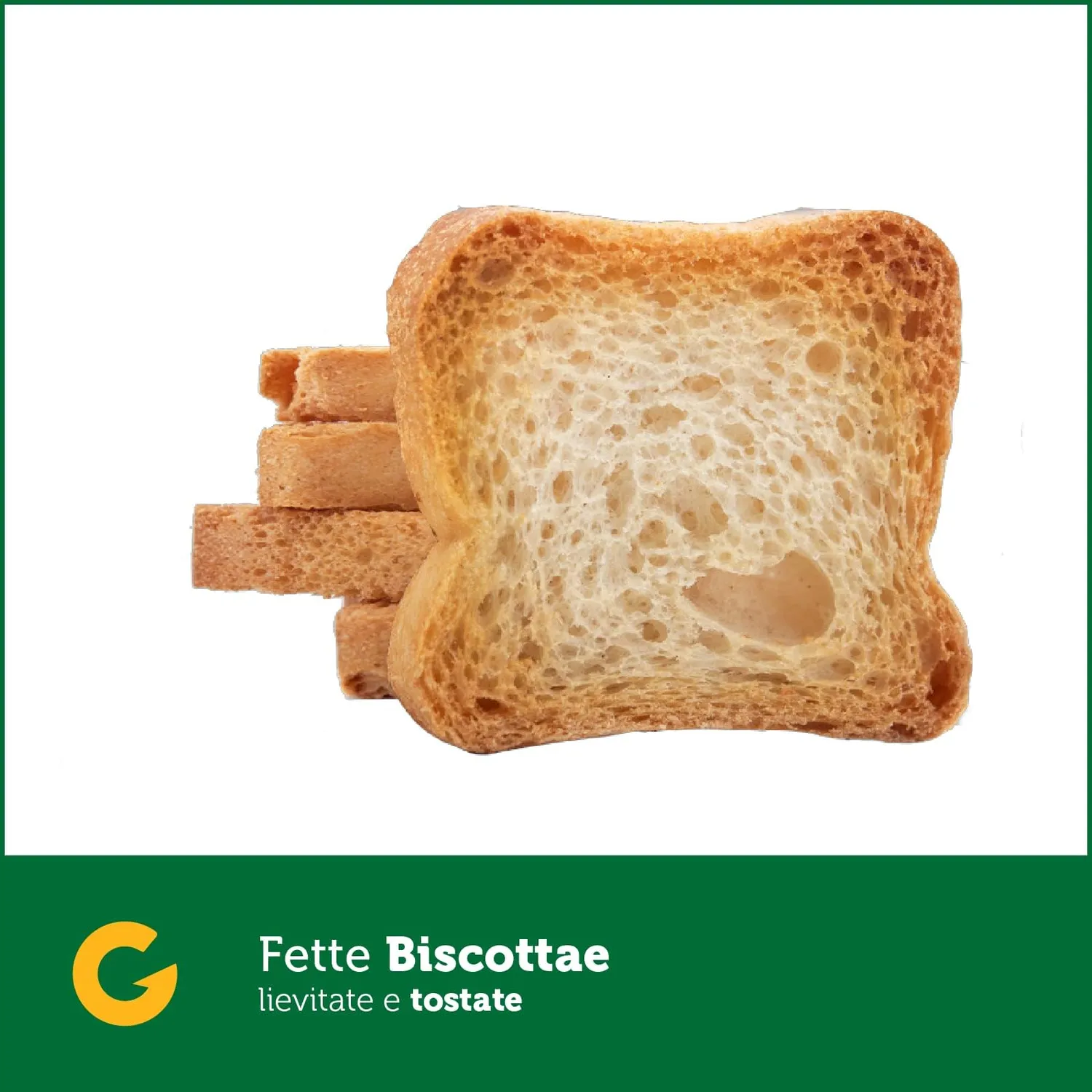 Giusto Fette Biscottate senza glutine 150 g 24 fette