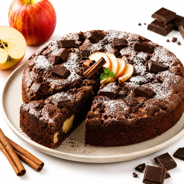 Keto 01 Carb Mela Cannella Cioccolato torta keto 500g senza glutine